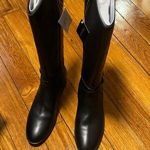 Naturalizer Black Leather Women's Boots